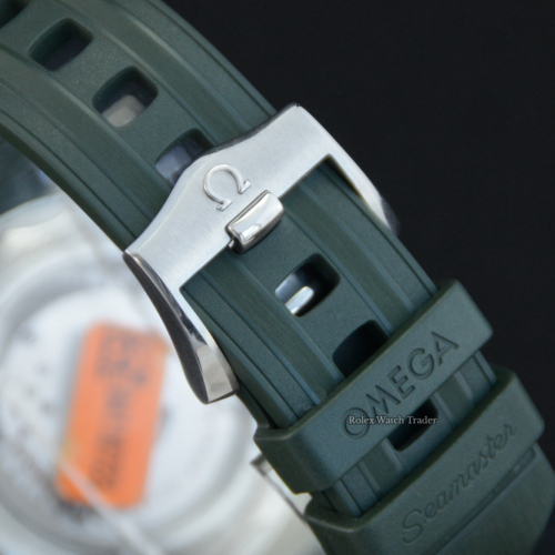 Omega Diver 300M Co‑Axial Master Chronometer 42mm 2022 Unworn Green Dial For Sale Available Purchase Buy Online with Part Exchange or Direct Sale Manchester North West England UK Great Britain Buy Today Free Next Day Delivery Warranty Luxury Watch Watches