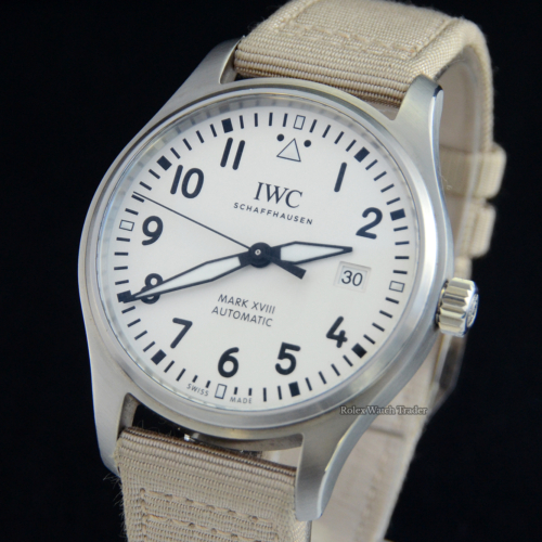 IWC Pilot's Watch Mark XVIII IW327002 For Sale Available Purchase Buy Online with Part Exchange or Direct Sale Manchester North West England UK Great Britain Buy Today Free Next Day Delivery Warranty Luxury Watch Watches