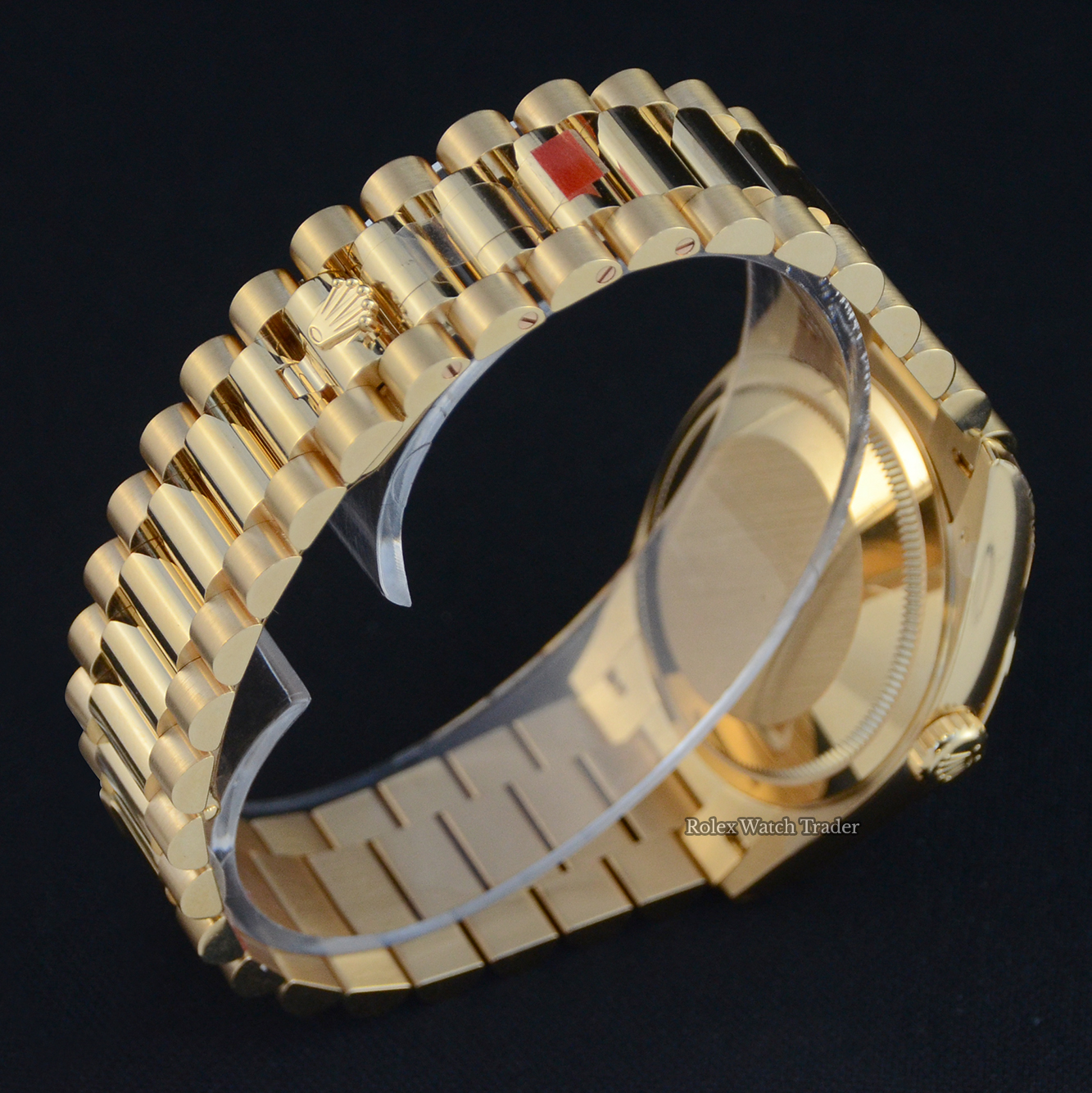 Clasp & bracelet detail Rolex Day-Date 36mm 128238 Unworn 2022 Fully Stickered For Sale Available Purchase Buy Online with Part Exchange or Direct Sale Manchester North West England UK Great Britain Buy Today Free Next Day Delivery Warranty Luxury Watch Watches