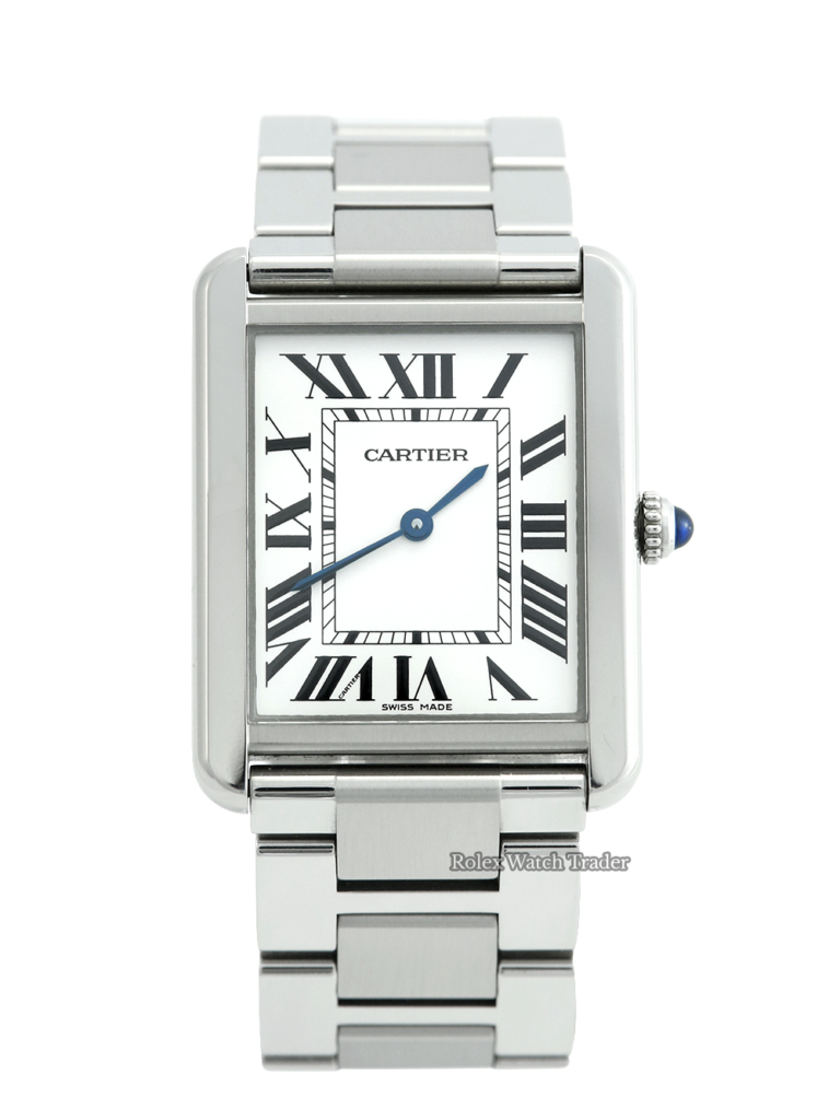Cartier Tank Solo W5200014 white dial For Sale Available Purchase Buy Online with Part Exchange or Direct Sale Manchester North West England UK Great Britain Buy Today Free Next Day Delivery Warranty Luxury Watch Watches