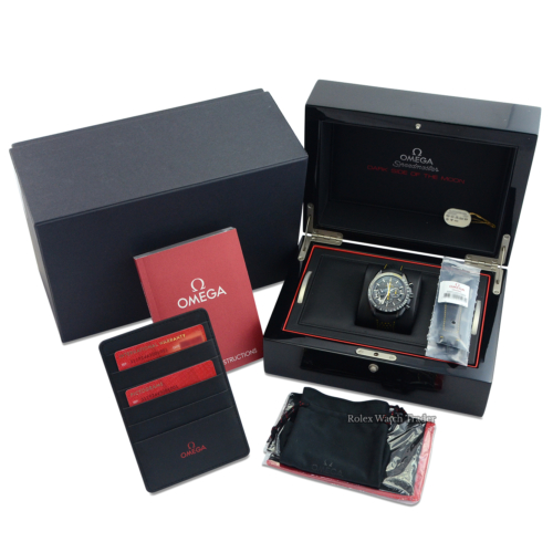 Omega Speedmaster Professional Moonwatch Dark Side Of The Moon Apollo 8 For Sale Available Purchase Buy Online with Part Exchange or Direct Sale Manchester North West England UK Great Britain Buy Today Free Next Day Delivery Warranty Luxury Watch Watches