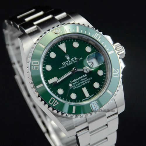 Rolex Submariner Date "Hulk" 116610LV 2020 For Sale Available Purchase Buy Online with Part Exchange or Direct Sale Manchester North West England UK Great Britain Buy Today Free Next Day Delivery Warranty Luxury Watch Watches