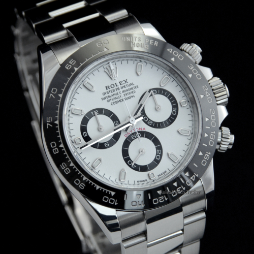 Rolex Daytona 116500LN White Dial Complete Set For Sale Available Purchase Buy Online with Part Exchange or Direct Sale Manchester North West England UK Great Britain Buy Today Free Next Day Delivery Warranty Luxury Watch Watches