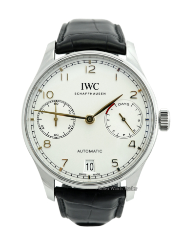 IWC Portuguese Automatic PORTUGIESER Automatic IW500704 Unworn Nov 2022 Complete Set For Sale Available Purchase Buy Online with Part Exchange or Direct Sale Manchester North West England UK Great Britain Buy Today Free Next Day Delivery Warranty Luxury Watch Watches