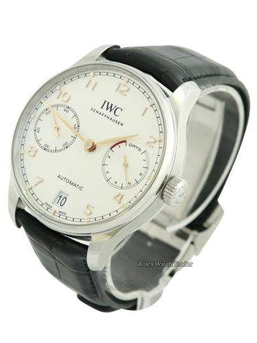 IWC Portuguese Automatic PORTUGIESER Automatic IW500704 Unworn Nov 2022 Complete Set For Sale Available Purchase Buy Online with Part Exchange or Direct Sale Manchester North West England UK Great Britain Buy Today Free Next Day Delivery Warranty Luxury Watch Watches