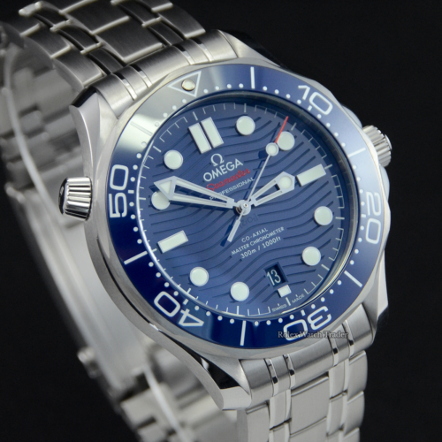 Omega Seamaster Diver 300 M 210.30.42.20.03.001 Unworn December 2022 For Sale Available Purchase Buy Online with Part Exchange or Direct Sale Manchester North West England UK Great Britain Buy Today Free Next Day Delivery Warranty Luxury Watch Watches