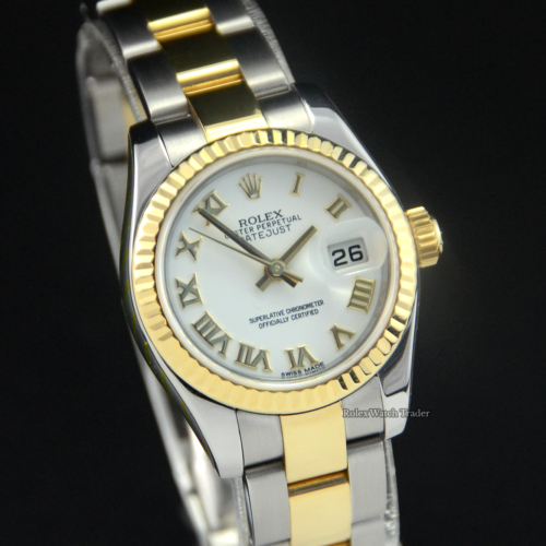 Rolex Lady-Datejust 179173 Serviced by Rolex Unworn Since For Sale Available Purchase Buy Online with Part Exchange or Direct Sale Manchester North West England UK Great Britain Buy Today Free Next Day Delivery Warranty Luxury Watch Watches