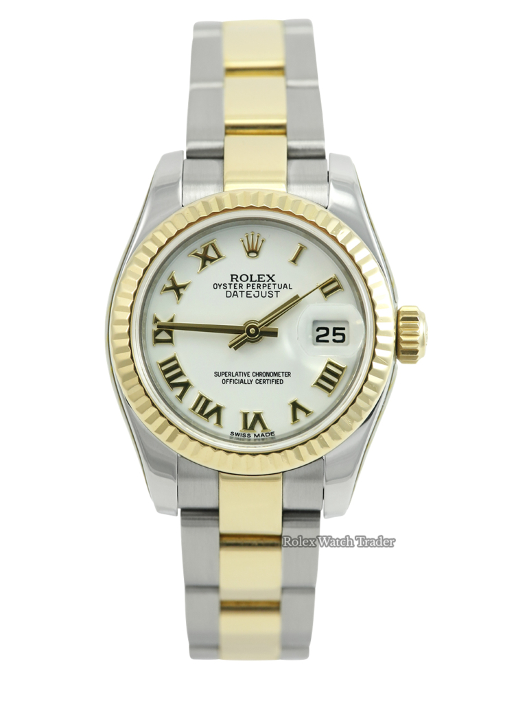 Rolex Lady-Datejust 179173 Serviced by Rolex Unworn Since For Sale Available Purchase Buy Online with Part Exchange or Direct Sale Manchester North West England UK Great Britain Buy Today Free Next Day Delivery Warranty Luxury Watch Watches