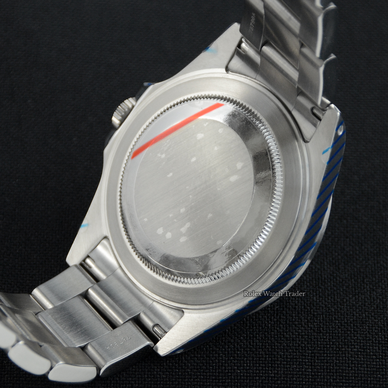 Case back detail Rolex Explorer II 16570 40mm White Dial Serviced by Rolex Unworn Since For Sale Available Purchase Buy Online with Part Exchange or Direct Sale Manchester North West England UK Great Britain Buy Today Free Next Day Delivery Warranty Luxury Watch Watches