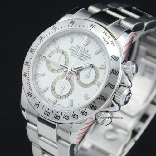 Rolex Daytona 116520 Serviced by Rolex January 2023 with Service Stickers Unworn For Sale Available Purchase Buy Online with Part Exchange or Direct Sale Manchester North West England UK Great Britain Buy Today Free Next Day Delivery Warranty Luxury Watch Watches