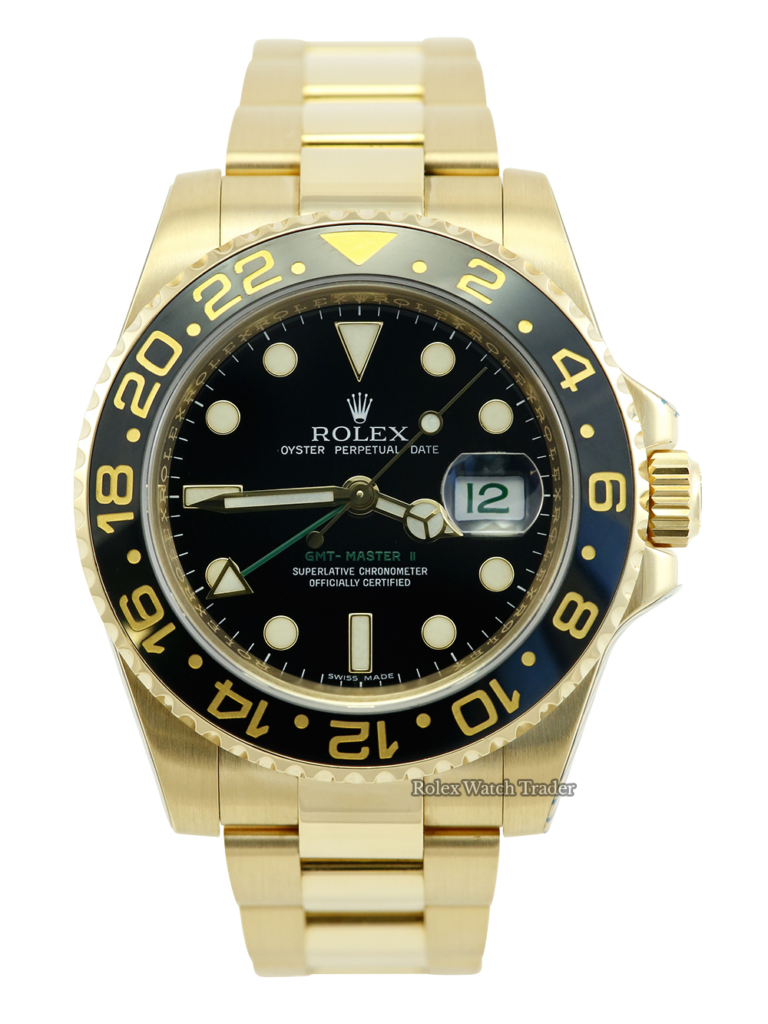 Rolex GMT-Master II 116718LN Black Dial Serviced by Rolex Unworn Since For Sale Available Purchase Buy Online with Part Exchange or Direct Sale Manchester North West England UK Great Britain Buy Today Free Next Day Delivery Warranty Luxury Watch Watches