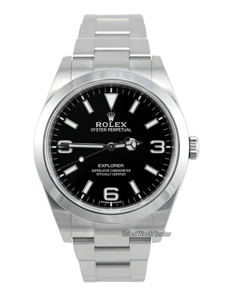 Rolex Explorer 214270 MK2 dial Complete Set with original till receipt UK 2018 For Sale Available Purchase Buy Online with Part Exchange or Direct Sale Manchester North West England UK Great Britain Buy Today Free Next Day Delivery Warranty Luxury Watch Watches