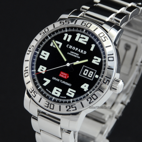 Chopard Mille Miglia Gran Turismo 15/8955 Serviced by Chopard Unworn Since For Sale Available Purchase Buy Online with Part Exchange or Direct Sale Manchester North West England UK Great Britain Buy Today Free Next Day Delivery Warranty Luxury Watch Watches