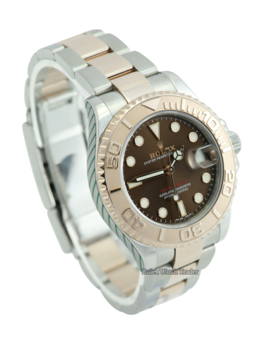 Rolex Yacht-Master 37 268621 Serviced 02/23 by Rolex with Stickers and Unworn Since For Sale Available Purchase Buy Online with Part Exchange or Direct Sale Manchester North West England UK Great Britain Buy Today Free Next Day Delivery Warranty Luxury Watch Watches