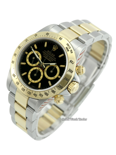 Rolex Daytona 16523 Zenith Inverted 6 Serviced by Rolex Unworn Since For Sale Available Purchase Buy Online with Part Exchange or Direct Sale Manchester North West England UK Great Britain Buy Today Free Next Day Delivery Warranty Luxury Watch Watches