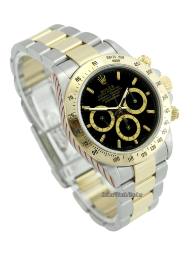Rolex Daytona 16523 Zenith Inverted 6 Serviced by Rolex Unworn Since For Sale Available Purchase Buy Online with Part Exchange or Direct Sale Manchester North West England UK Great Britain Buy Today Free Next Day Delivery Warranty Luxury Watch Watches