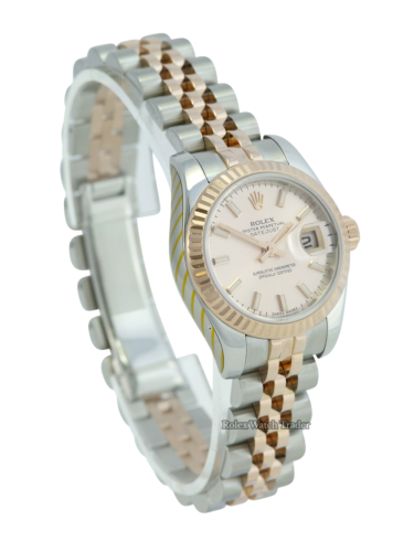 Rolex Lady-Datejust 179171 Serviced by Rolex Unworn Since For Sale Available Purchase Buy Online with Part Exchange or Direct Sale Manchester North West England UK Great Britain Buy Today Free Next Day Delivery Warranty Luxury Watch Watches