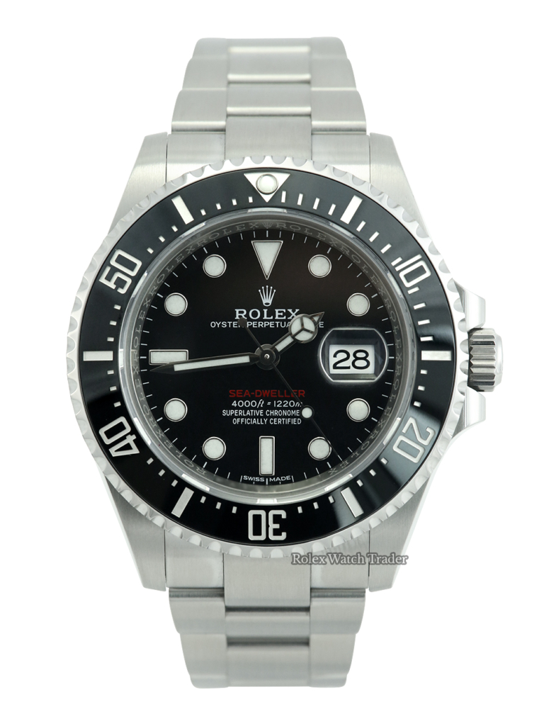 Rolex Sea-Dweller 126600 "Red Writing" Complete Set with the original till receipt For Sale Available Purchase Buy Online with Part Exchange or Direct Sale Manchester North West England UK Great Britain Buy Today Free Next Day Delivery Warranty Luxury Watch Watches