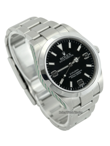 Rolex Explorer 214270 39mm Serviced by Rolex Unworn Since For Sale Available Purchase Buy Online with Part Exchange or Direct Sale Manchester North West England UK Great Britain Buy Today Free Next Day Delivery Warranty Luxury Watch Watches