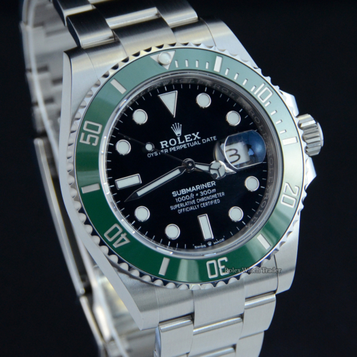 Rolex Submariner Date 126610LV "Starbucks" 41mm April 2023 Unworn Complete Set For Sale Available Purchase Buy Online with Part Exchange or Direct Sale Manchester North West England UK Great Britain Buy Today Free Next Day Delivery Warranty Luxury Watch Watches