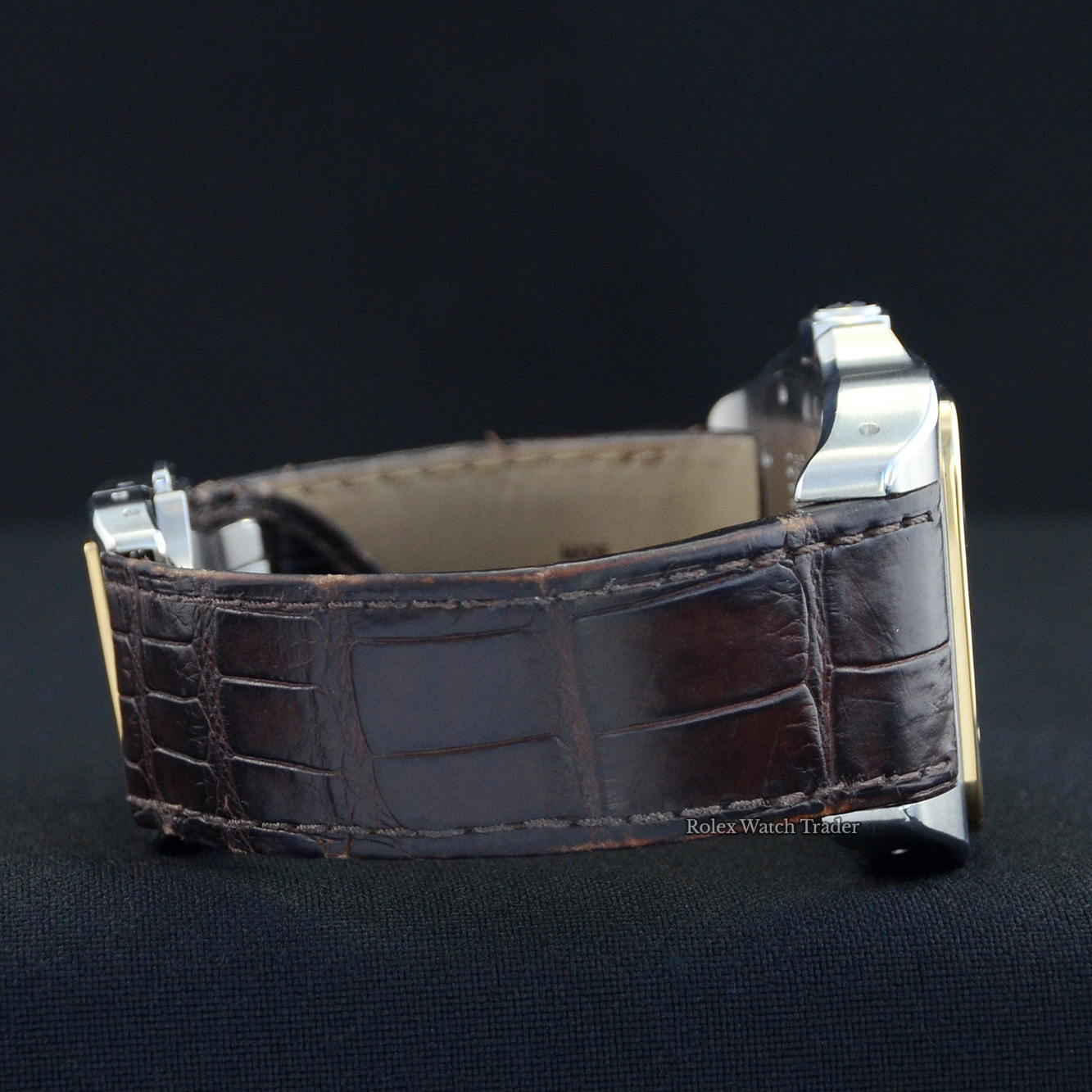 6 o'clock bracelet side Cartier Santos 100 Xl 2656 White Dial For Sale Available Purchase Buy Online with Part Exchange or Direct Sale Manchester North West England UK Great Britain Buy Today Free Next Day Delivery Warranty Luxury Watch Watches