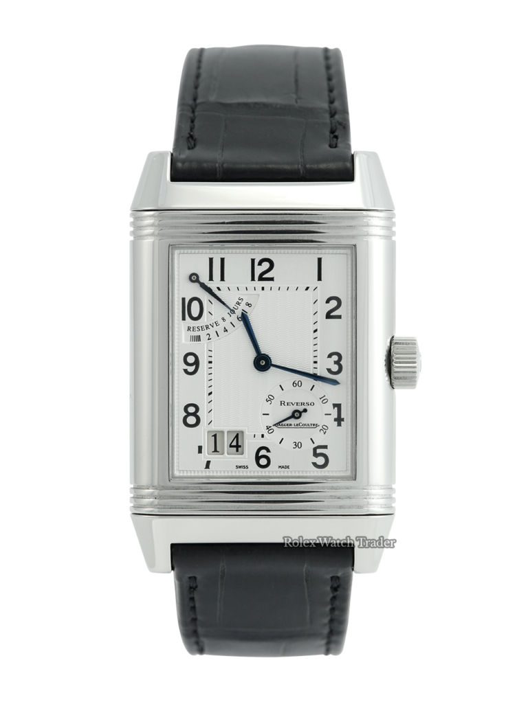 Jaeger-LeCoultre Reverso Grande Date 240.8.15 Serviced by Jaeger-LeCoultre Unworn Since For Sale Available Purchase Buy Online with Part Exchange or Direct Sale Manchester North West England UK Great Britain Buy Today Free Next Day Delivery Warranty Luxury Watch Watches