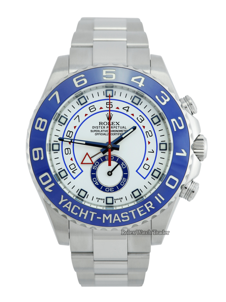 Rolex Yacht-Master II 116680 Complete Set in Pristine Condition For Sale Available Purchase Buy Online with Part Exchange or Direct Sale Manchester North West England UK Great Britain Buy Today Free Next Day Delivery Warranty Luxury Watch Watches