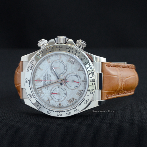 Rolex Daytona 116519 Meteorite Dial For Sale Available Purchase Buy Online with Part Exchange or Direct Sale Manchester North West England UK Great Britain Buy Today Free Next Day Delivery Warranty Luxury Watch Watches
