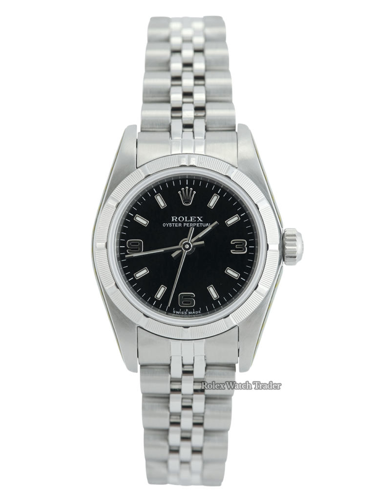 Rolex Oyster Perpetual Lady 76030 Serviced by Rolex 06/23 Unworn Since For Sale Available Purchase Buy Online with Part Exchange or Direct Sale Manchester North West England UK Great Britain Buy Today Free Next Day Delivery Warranty Luxury Watch Watches