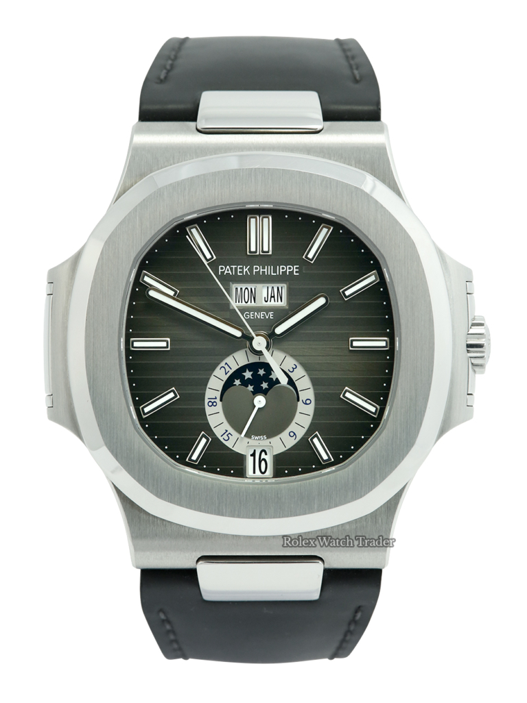 Patek Philippe Nautilus 5726A-001 Grey Dial Annual Calendar 2019 Box Papers and Till Receipt For Sale Available Purchase Buy Online with Part Exchange or Direct Sale Manchester North West England UK Great Britain Buy Today Free Next Day Delivery Warranty Luxury Watch Watches