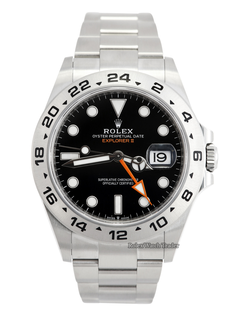 Rolex Explorer II 226570 07/23 Unworn Black Dial Complete Set For Sale Available Purchase Buy Online with Part Exchange or Direct Sale Manchester North West England UK Great Britain Buy Today Free Next Day Delivery Warranty Luxury Watch Watches