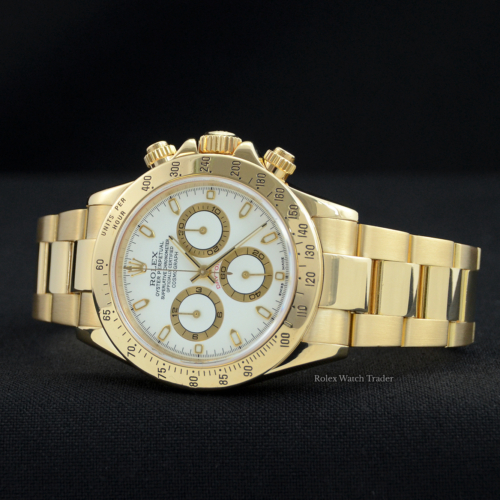 Rolex Daytona 116528 White Dial For Sale Available Purchase Buy Online with Part Exchange or Direct Sale Manchester North West England UK Great Britain Buy Today Free Next Day Delivery Warranty Luxury Watch Watches