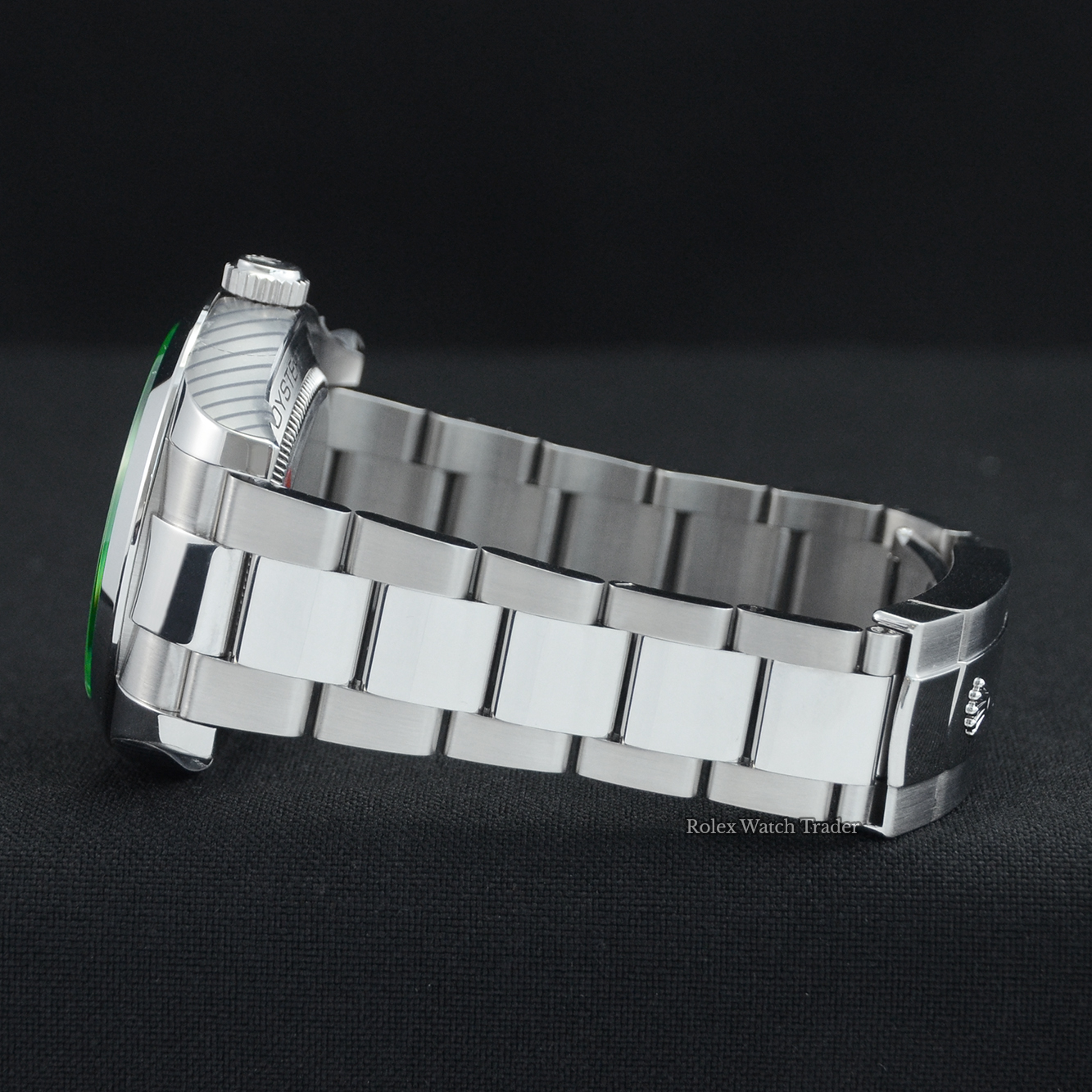 6 o'clock bracelet side Rolex Milgauss 116400GV Blue Dial Serviced by Rolex Unworn with Service Stickers For Sale Available Purchase Buy Online with Part Exchange or Direct Sale Manchester North West England UK Great Britain Buy Today Free Next Day Delivery Warranty Luxury Watch Watches