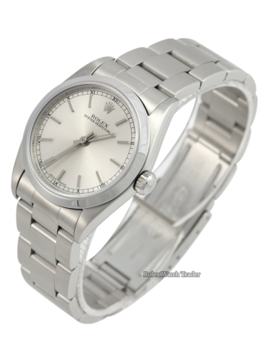 Rolex Oyster Perpetual 31 77080 Serviced by Rolex Unworn Since For Sale Available Purchase Buy Online with Part Exchange or Direct Sale Manchester North West England UK Great Britain Buy Today Free Next Day Delivery Warranty Luxury Watch Watches