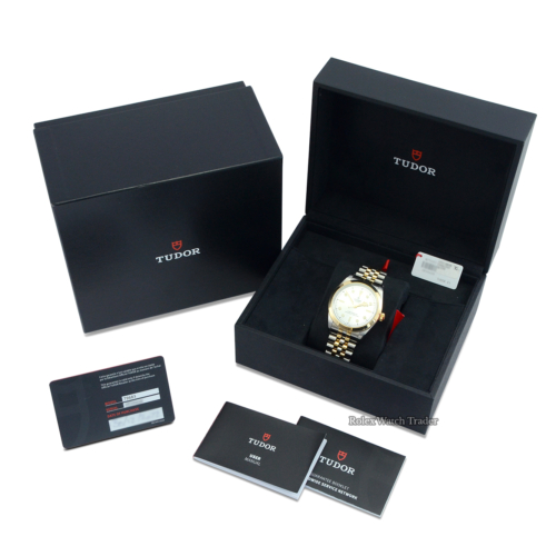 Tudor Black Bay S&G 41 M79683 Silver Dial Complete Set Dec 2022 For Sale Available Purchase Buy Online with Part Exchange or Direct Sale Manchester North West England UK Great Britain Buy Today Free Next Day Delivery Warranty Luxury Watch Watches