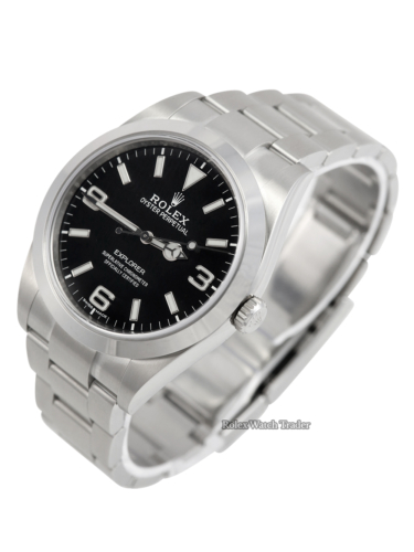 Rolex Explorer UNWORN 214270 39MM UK 2020 MK2 Dial For Sale Available Purchase Buy Online with Part Exchange or Direct Sale Manchester North West England UK Great Britain Buy Today Free Next Day Delivery Warranty Luxury Watch Watches