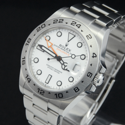 Rolex Explorer II 226570 White Dial December 2022 Complete Set For Sale Available Purchase Buy Online with Part Exchange or Direct Sale Manchester North West England UK Great Britain Buy Today Free Next Day Delivery Warranty Luxury Watch Watches