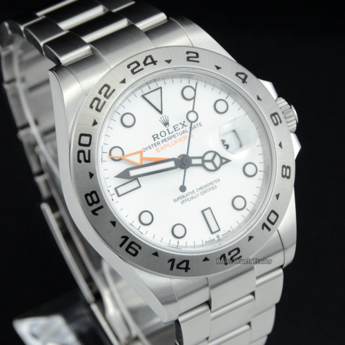 Rolex Explorer II 226570 White Dial December 2022 Complete Set For Sale Available Purchase Buy Online with Part Exchange or Direct Sale Manchester North West England UK Great Britain Buy Today Free Next Day Delivery Warranty Luxury Watch Watches