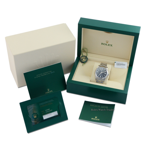 Rolex Oyster Perpetual 41 124300 Black Dial Unworn 2023 For Sale Available Purchase Buy Online with Part Exchange or Direct Sale Manchester North West England UK Great Britain Buy Today Free Next Day Delivery Warranty Luxury Watch Watches