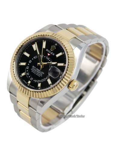 Rolex Sky-Dweller 336933 Bi-Metal Oyster Complete Set 07/23 For Sale Available Purchase Buy Online with Part Exchange or Direct Sale Manchester North West England UK Great Britain Buy Today Free Next Day Delivery Warranty Luxury Watch Watches