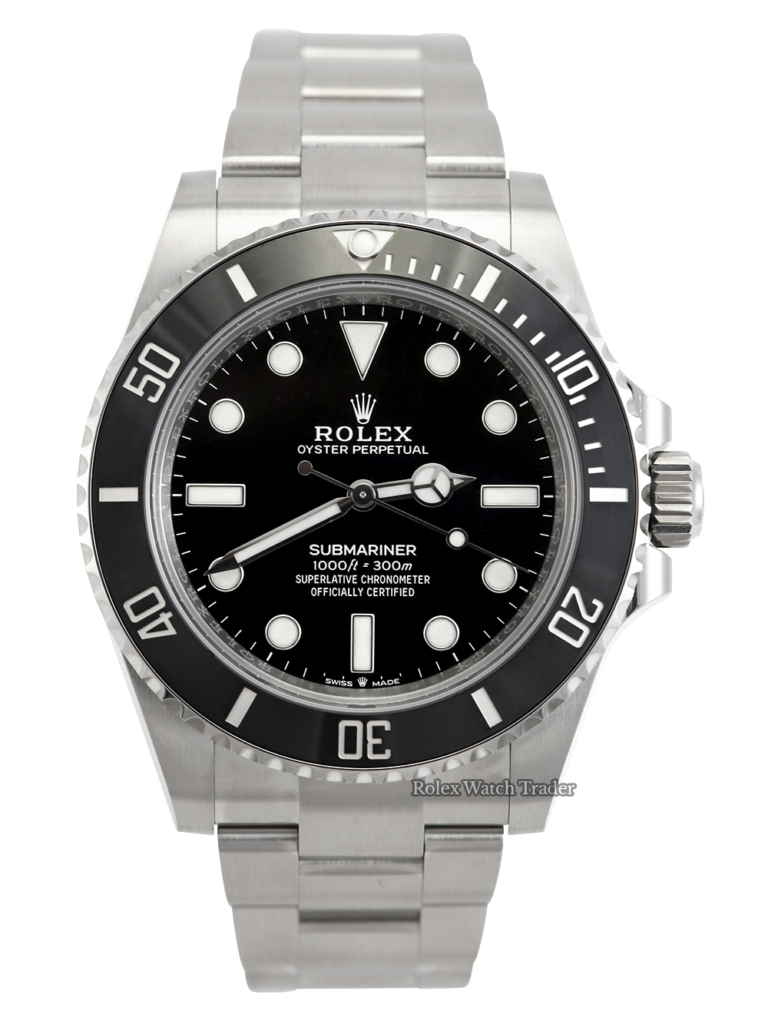 Rolex Submariner (No Date) 124060 41mm Unworn/Unsized June 2023 Complete Set For Sale Available Purchase Buy Online with Part Exchange or Direct Sale Manchester North West England UK Great Britain Buy Today Free Next Day Delivery Warranty Luxury Watch Watches