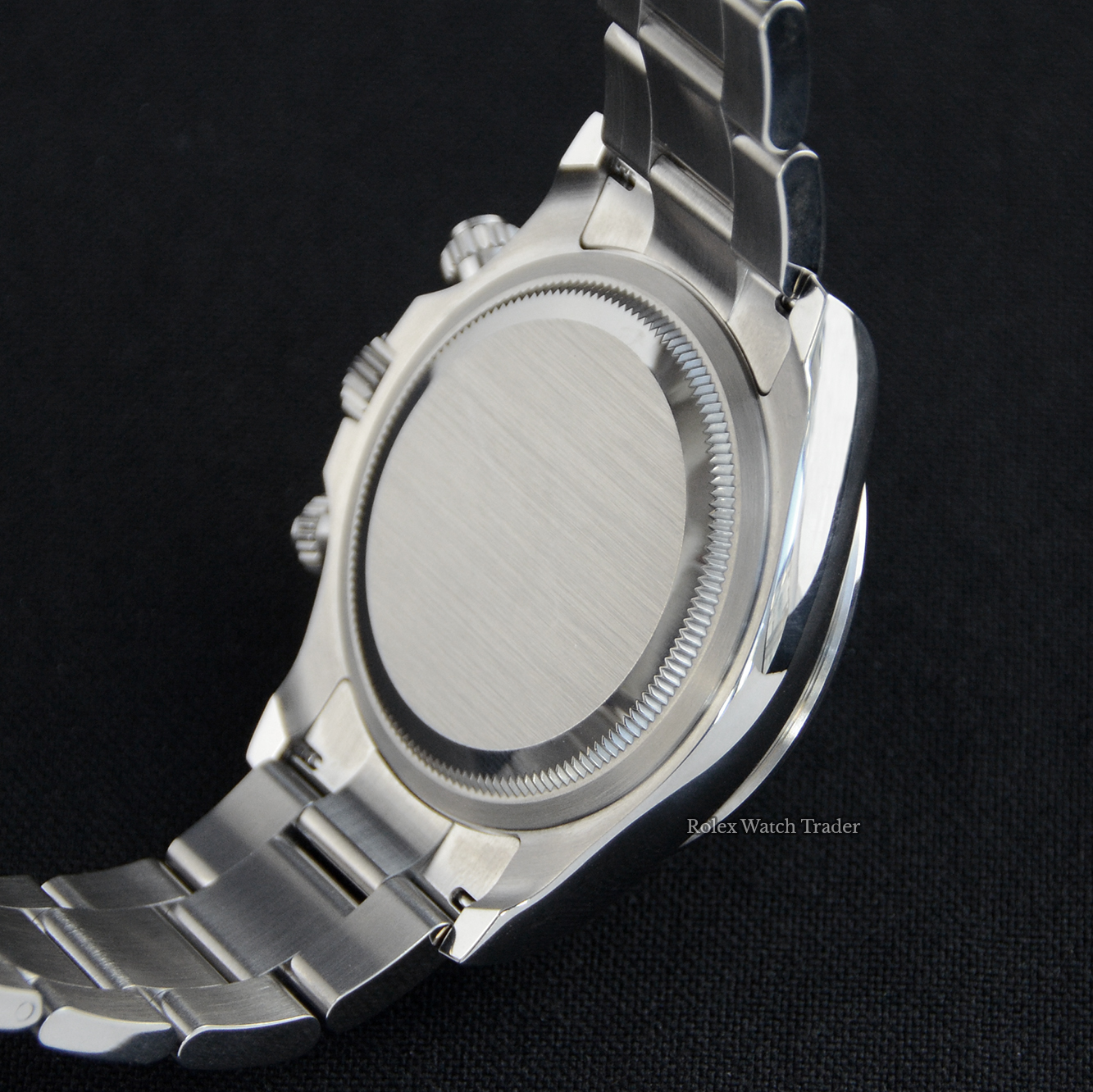 Case back detail Rolex Daytona 126500LN Unworn 12/23 Complete Set Immediate Dispatch For Sale Available Purchase Buy Online with Part Exchange or Direct Sale Manchester North West England UK Great Britain Buy Today Free Next Day Delivery Warranty Luxury Watch Watches