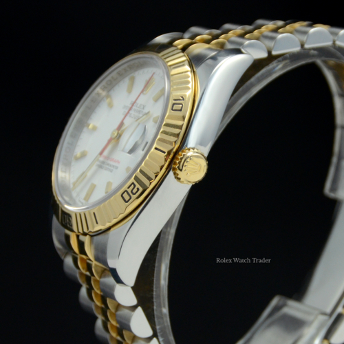 Rolex Datejust Turn-O-Graph 36mm 116263 Bi-Metal Jubilee White Dial Immediate Dispatch or Collection For Sale Available Purchase Buy Online with Part Exchange or Direct Sale Manchester North West England UK Great Britain Buy Today Free Next Day Delivery Warranty Luxury Watch Watches