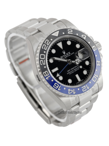 Rolex GMT-Master II "Batman" 116710BLNR Unworn 2018 Fully Stickered For Sale Available Purchase Buy Online with Part Exchange or Direct Sale Manchester North West England UK Great Britain Buy Today Free Next Day Delivery Warranty Luxury Watch Watches