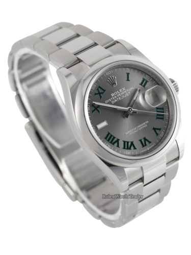Rolex Datejust 36 126200 36mm "Wimbeldon Dial" Unworn 2023 Oyster For Sale Available Purchase Buy Online with Part Exchange or Direct Sale Manchester North West England UK Great Britain Buy Today Free Next Day Delivery Warranty Luxury Watch Watches