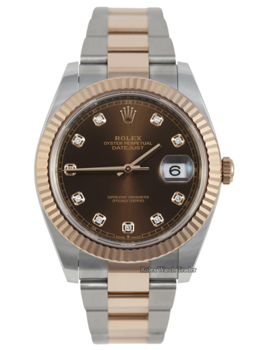 Rolex Datejust 41 41mm 126331 Choc Diamond Dot 11/23 Complete Set Unworn For Sale Available Purchase Buy Online with Part Exchange or Direct Sale Manchester North West England UK Great Britain Buy Today Free Next Day Delivery Warranty Luxury Watch Watches