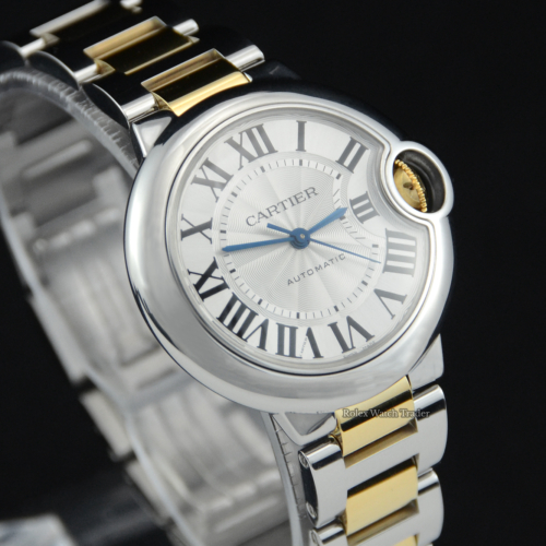 Cartier Ballon Bleu 33mm Midsize Bi-Metal Automatic W6920099 For Sale Available Purchase Buy Online with Part Exchange or Direct Sale Manchester North West England UK Great Britain Buy Today Free Next Day Delivery Warranty Luxury Watch Watches