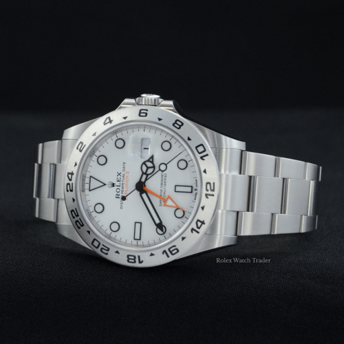 Rolex Explorer II 226570 White Dial 2023 Unworn Complete Set For Sale Available Purchase Buy Online with Part Exchange or Direct Sale Manchester North West England UK Great Britain Buy Today Free Next Day Delivery Warranty Luxury Watch Watches