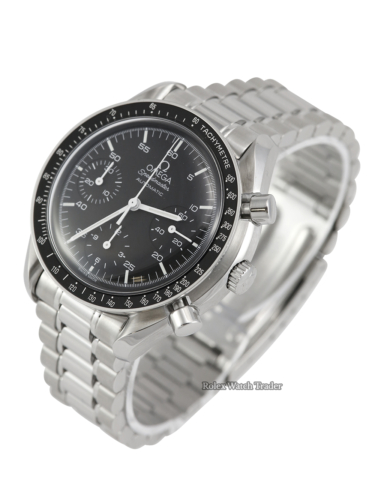 Omega Speedmaster Reduced 39mm 3510.50.00 Complete Set UK 03/20 For Sale Available Purchase Buy Online with Part Exchange or Direct Sale Manchester North West England UK Great Britain Buy Today Free Next Day Delivery Warranty Luxury Watch Watches