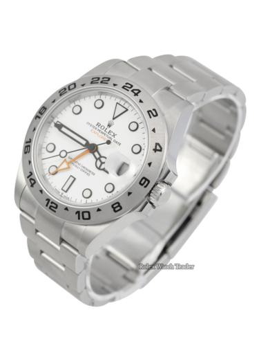 Rolex Explorer II 226570 White Dial 2023 Unworn Complete Set For Sale Available Purchase Buy Online with Part Exchange or Direct Sale Manchester North West England UK Great Britain Buy Today Free Next Day Delivery Warranty Luxury Watch Watches